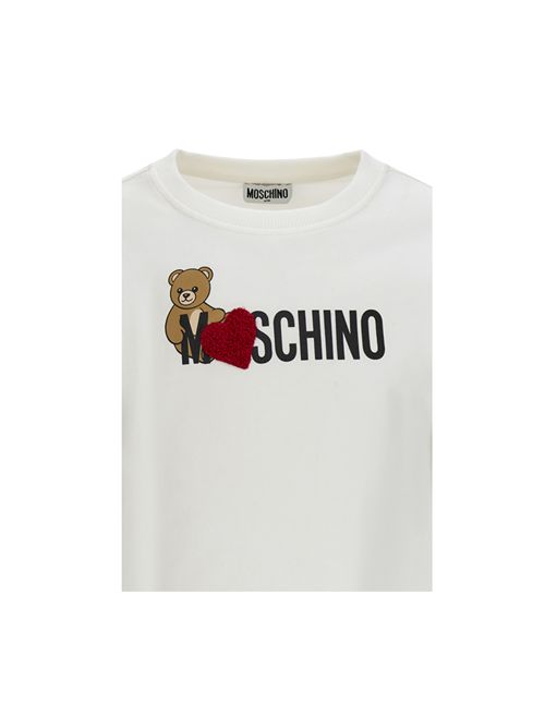 Felpa, bambina, logata. MOSCHINO | HDF06U LDA1810063
